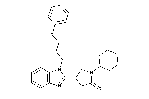 1-cyclohexyl-4-[1-(3-phenoxypropyl)benzimidazol-2-yl]-2-pyrrolidone