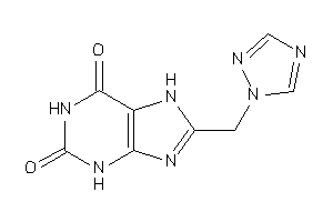Image of 8-(1,2,4-triazol-1-ylmethyl)-7H-xanthine
