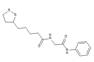 N-(2-anilino-2-keto-ethyl)-5-(dithiolan-3-yl)valeramide