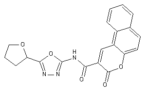 3-keto-N-[5-(tetrahydrofuryl)-1,3,4-oxadiazol-2-yl]benzo[f]chromene-2-carboxamide