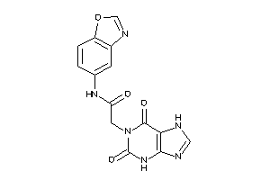 N-(1,3-benzoxazol-5-yl)-2-(2,6-diketo-3,7-dihydropurin-1-yl)acetamide