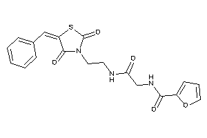 N-[2-[2-(5-benzal-2,4-diketo-thiazolidin-3-yl)ethylamino]-2-keto-ethyl]-2-furamide