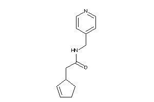 2-cyclopent-2-en-1-yl-N-(4-pyridylmethyl)acetamide