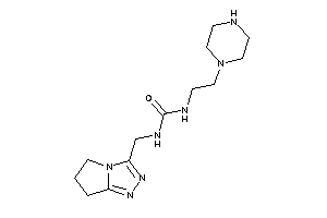 1-(6,7-dihydro-5H-pyrrolo[2,1-c][1,2,4]triazol-3-ylmethyl)-3-(2-piperazinoethyl)urea