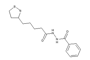 Image of N'-[5-(dithiolan-3-yl)pentanoyl]benzohydrazide