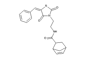 Image of N-[2-(5-benzal-2,4-diketo-thiazolidin-3-yl)ethyl]bicyclo[2.2.1]hept-2-ene-5-carboxamide