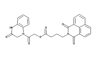Image of 4-(diketoBLAHyl)butyric Acid [2-keto-2-(3-keto-2,4-dihydroquinoxalin-1-yl)ethyl] Ester