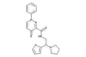 N-[2-(2-furyl)-2-pyrrolidino-ethyl]-4-keto-1-phenyl-pyridazine-3-carboxamide