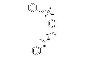 1-phenyl-3-[[4-(styrylsulfonylamino)benzoyl]amino]thiourea