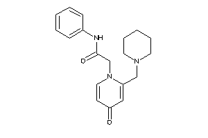 2-[4-keto-2-(piperidinomethyl)-1-pyridyl]-N-phenyl-acetamide