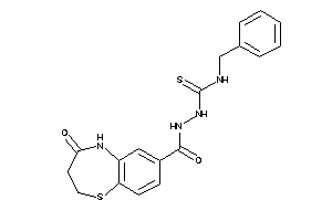 1-benzyl-3-[(4-keto-3,5-dihydro-2H-1,5-benzothiazepine-7-carbonyl)amino]thiourea