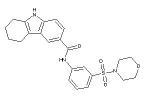 N-(3-morpholinosulfonylphenyl)-6,7,8,9-tetrahydro-5H-carbazole-3-carboxamide