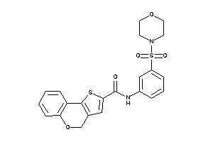 N-(3-morpholinosulfonylphenyl)-4H-thieno[3,2-c]chromene-2-carboxamide
