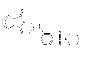 2-(diketoBLAHyl)-N-(3-morpholinosulfonylphenyl)acetamide