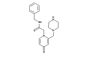 N-benzyl-2-[4-keto-2-(piperazinomethyl)-1-pyridyl]acetamide