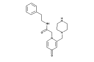 2-[4-keto-2-(piperazinomethyl)-1-pyridyl]-N-phenethyl-acetamide