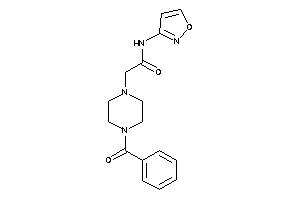 2-(4-benzoylpiperazino)-N-isoxazol-3-yl-acetamide