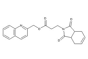 3-(1,3-diketo-3a,4,7,7a-tetrahydroisoindol-2-yl)propionic Acid 2-quinolylmethyl Ester