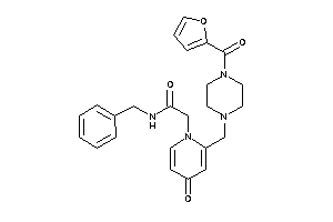 N-benzyl-2-[2-[[4-(2-furoyl)piperazino]methyl]-4-keto-1-pyridyl]acetamide