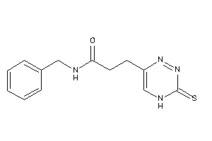 N-benzyl-3-(3-thioxo-4H-1,2,4-triazin-6-yl)propionamide