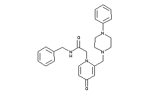 N-benzyl-2-[4-keto-2-[(4-phenylpiperazino)methyl]-1-pyridyl]acetamide