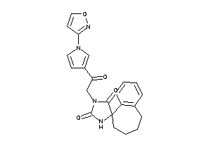 3'-[2-(1-isoxazol-3-ylpyrrol-3-yl)-2-keto-ethyl]spiro[5,6,7,8-tetrahydrobenzocycloheptene-9,5'-imidazolidine]-2',4'-quinone