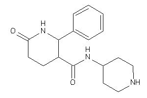 6-keto-2-phenyl-N-(4-piperidyl)nipecotamide