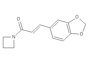 1-(azetidin-1-yl)-3-(1,3-benzodioxol-5-yl)prop-2-en-1-one