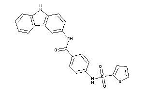 N-(9H-carbazol-3-yl)-4-(2-thienylsulfonylamino)benzamide