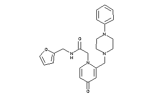 N-(2-furfuryl)-2-[4-keto-2-[(4-phenylpiperazino)methyl]-1-pyridyl]acetamide