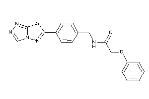 Image of 2-phenoxy-N-[4-([1,2,4]triazolo[3,4-b][1,3,4]thiadiazol-6-yl)benzyl]acetamide