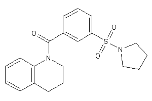 3,4-dihydro-2H-quinolin-1-yl-(3-pyrrolidinosulfonylphenyl)methanone