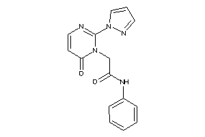 2-(6-keto-2-pyrazol-1-yl-pyrimidin-1-yl)-N-phenyl-acetamide