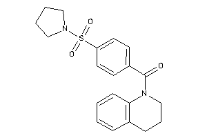 3,4-dihydro-2H-quinolin-1-yl-(4-pyrrolidinosulfonylphenyl)methanone