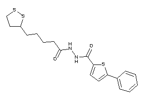 N'-[5-(dithiolan-3-yl)pentanoyl]-5-phenyl-thiophene-2-carbohydrazide
