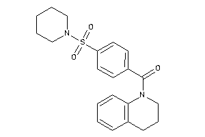 3,4-dihydro-2H-quinolin-1-yl-(4-piperidinosulfonylphenyl)methanone