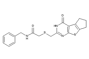 N-benzyl-2-[(ketoBLAHyl)methylthio]acetamide