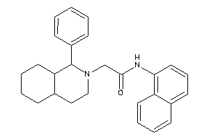 N-(1-naphthyl)-2-(1-phenyl-3,4,4a,5,6,7,8,8a-octahydro-1H-isoquinolin-2-yl)acetamide