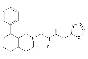 N-(2-furfuryl)-2-(8-phenyl-3,4,4a,5,6,7,8,8a-octahydro-1H-isoquinolin-2-yl)acetamide