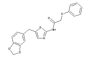 2-phenoxy-N-(5-piperonylthiazol-2-yl)acetamide