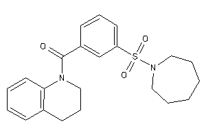 [3-(azepan-1-ylsulfonyl)phenyl]-(3,4-dihydro-2H-quinolin-1-yl)methanone