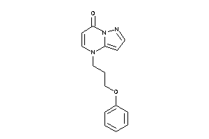 4-(3-phenoxypropyl)pyrazolo[1,5-a]pyrimidin-7-one