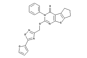 [[5-(2-furyl)-1,2,4-oxadiazol-3-yl]methylthio]-phenyl-BLAHone