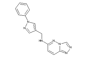 (1-phenylpyrazol-4-yl)methyl-([1,2,4]triazolo[3,4-f]pyridazin-6-yl)amine