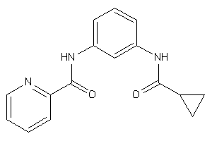 N-[3-(cyclopropanecarbonylamino)phenyl]picolinamide