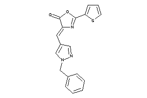 4-[(1-benzylpyrazol-4-yl)methylene]-2-(2-thienyl)-2-oxazolin-5-one