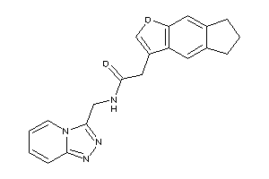 2-(6,7-dihydro-5H-cyclopenta[f]benzofuran-3-yl)-N-([1,2,4]triazolo[4,3-a]pyridin-3-ylmethyl)acetamide