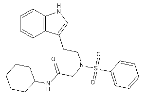 2-[besyl-[2-(1H-indol-3-yl)ethyl]amino]-N-cyclohexyl-acetamide