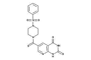 6-(4-besylpiperazine-1-carbonyl)-1H-pyrido[2,3-d]pyrimidine-2,4-quinone