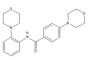 4-morpholino-N-(2-morpholinophenyl)benzamide